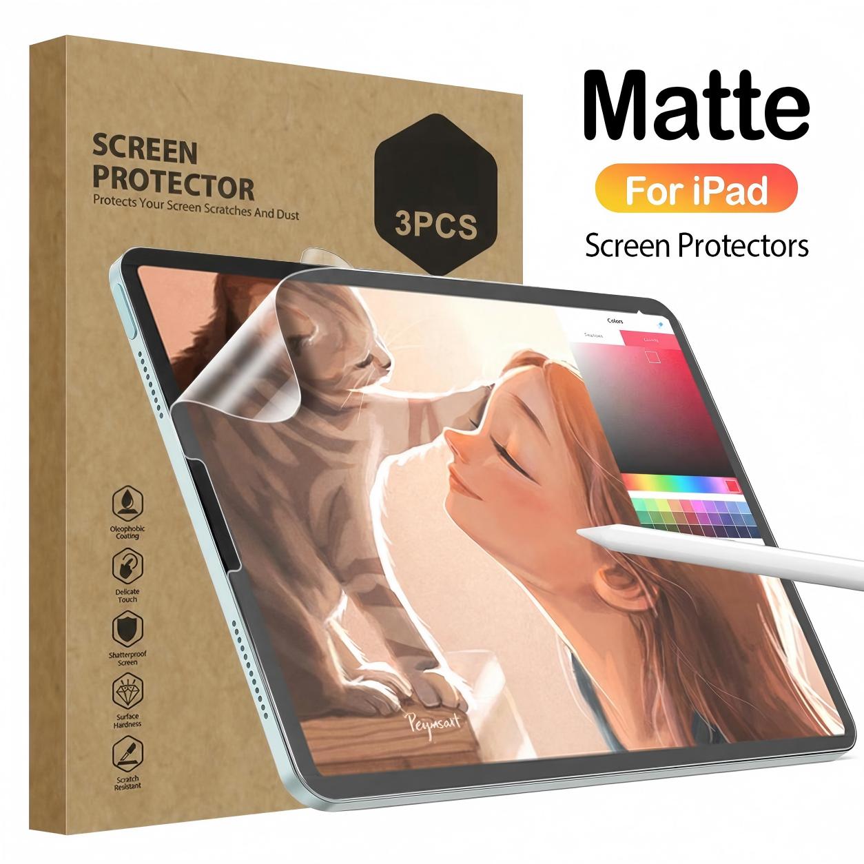 Matte Anti Glare Screen Protector - 아이패드 11 에어 11 프로 11