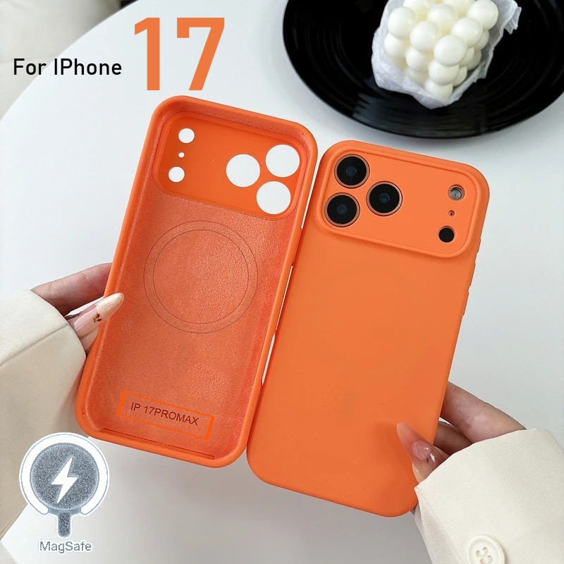 Liquid Silicone Magnetic Phone Case - 단색 공식 액체 실리콘 폰 케이스