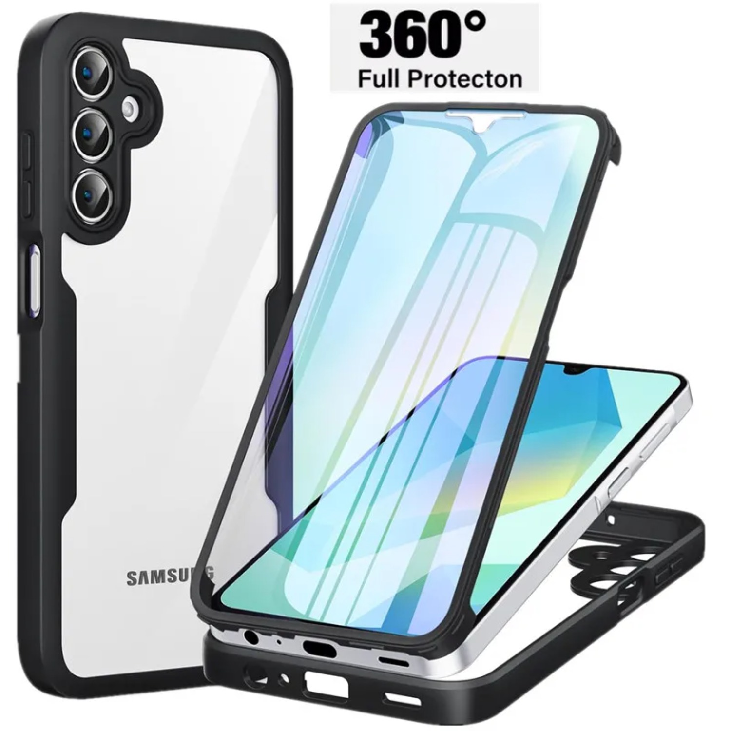 헤비 듀티 클리어 360 °   삼성 갤럭시 A56 A - Heavy Duty 360 Full Body Protective Case 리뷰 및 가격