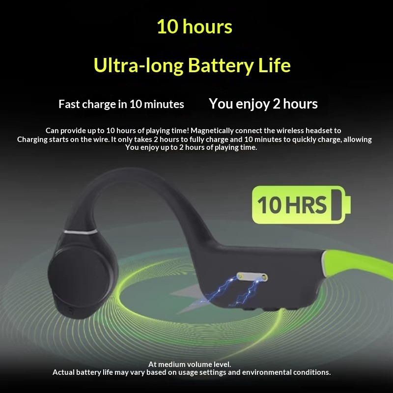 창의적인 방수 골전도 이어폰, 저지연 무선 스포츠 블루 - Earphones 리뷰 및 가격