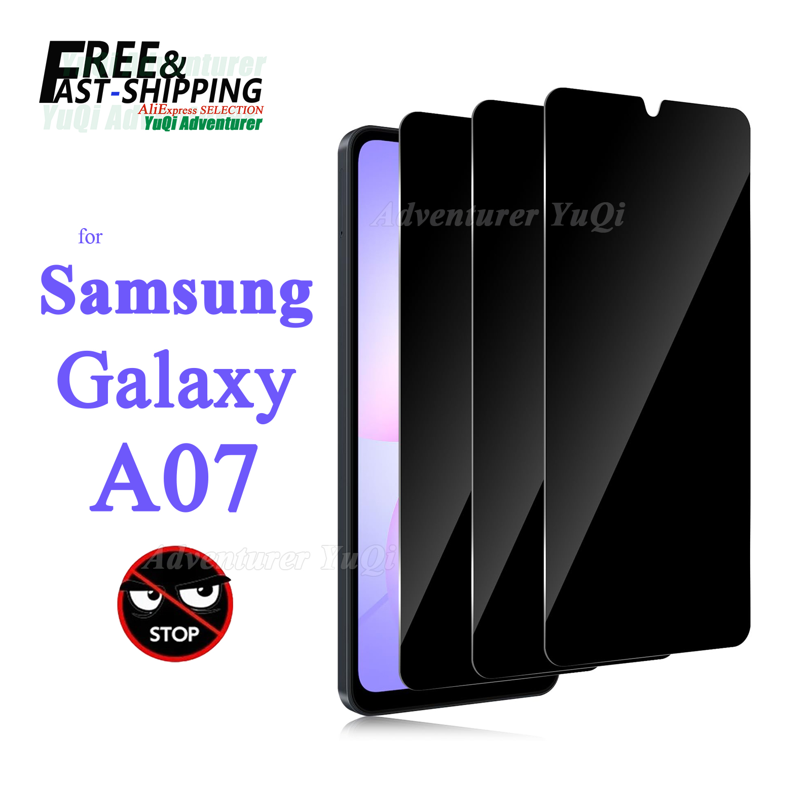 삼성 갤럭시 A07 4G 5G용 안티 스파이 스크린 보 - Anti Spy Privacy Glass Case 리뷰 및 가격