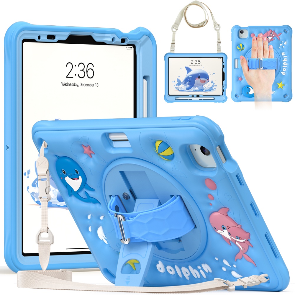 아이패드 미니 A17Pro 미니6 키즈 귀여운 케이스  - Cute Cartoon Wrist Strap Silicone Case 리뷰 및 가격
