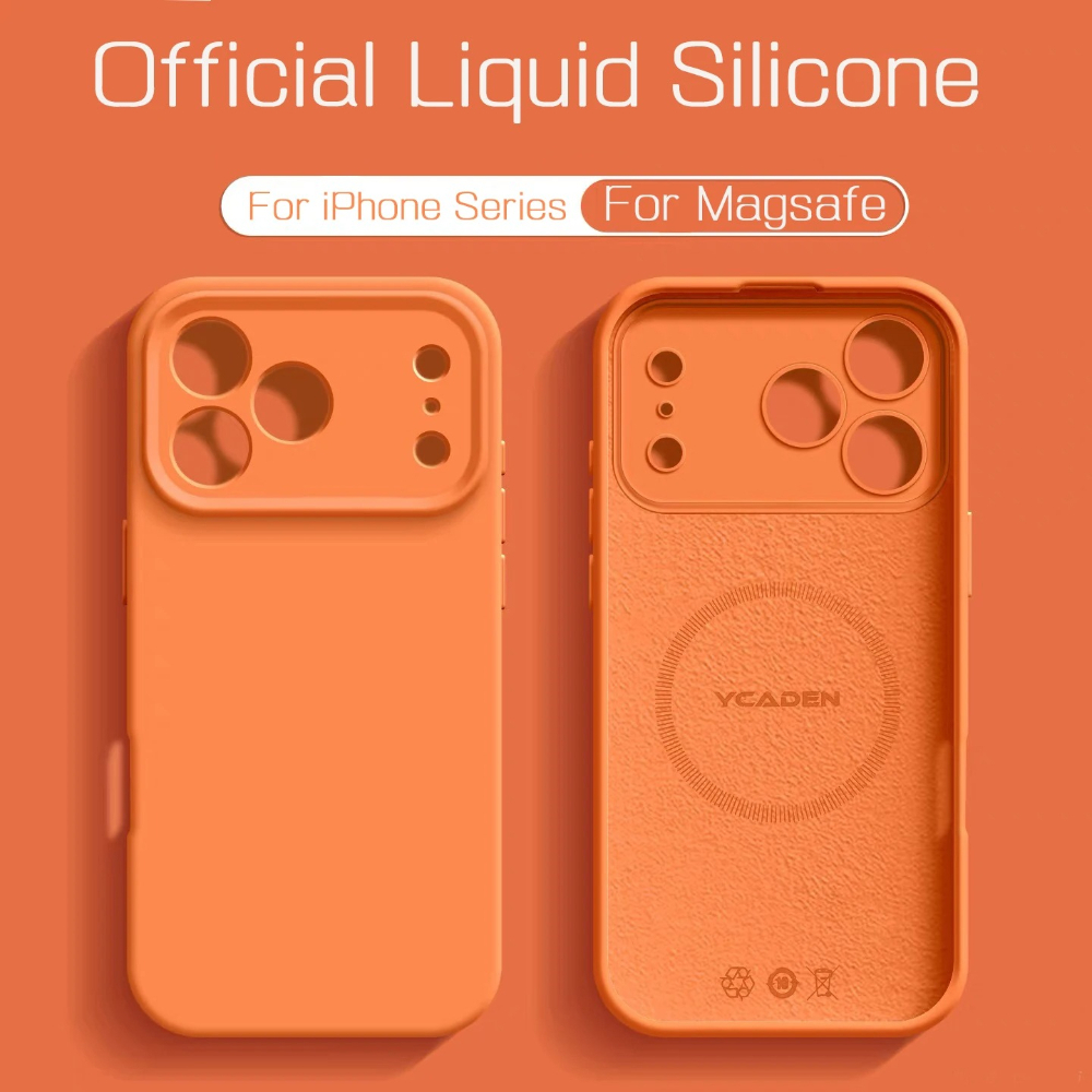 패션 마카롱 컬러 스킨 필 오리지널 리퀴드 실리콘 케이 - Liquid Silicone Magnetic Phone Case 리뷰 및 가격