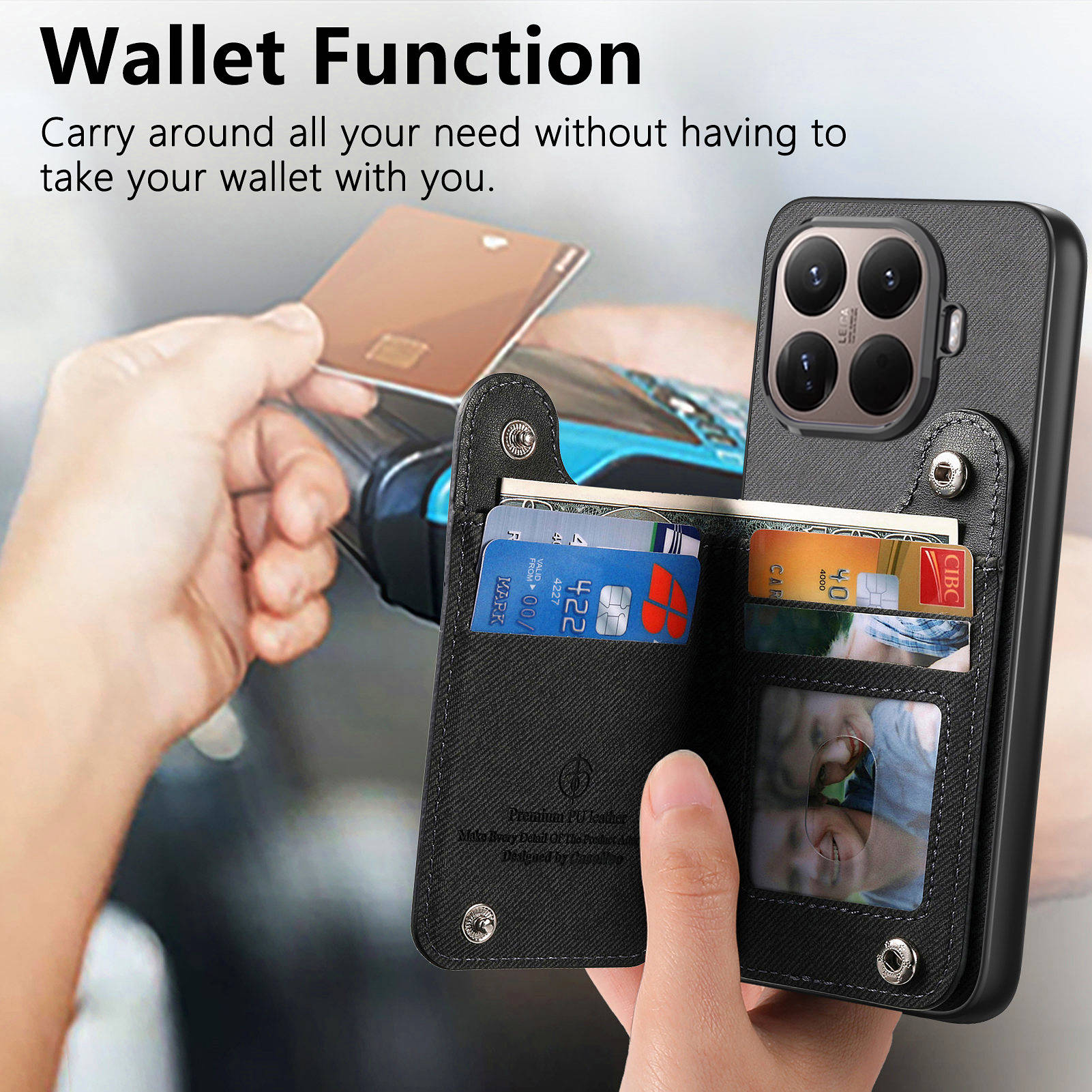 Xiaomi 17T 17TPro 15T 15TPro 충 - Leather Wallet Card Holder Phone Cover 리뷰 및 가격