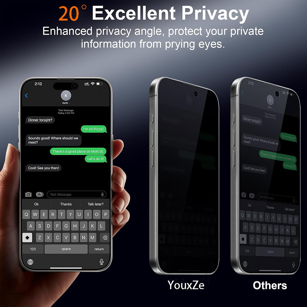 아이폰 17 16 15 14 13 12 11 Pro M - Anti Spy Privacy Glass Case 리뷰 및 가격