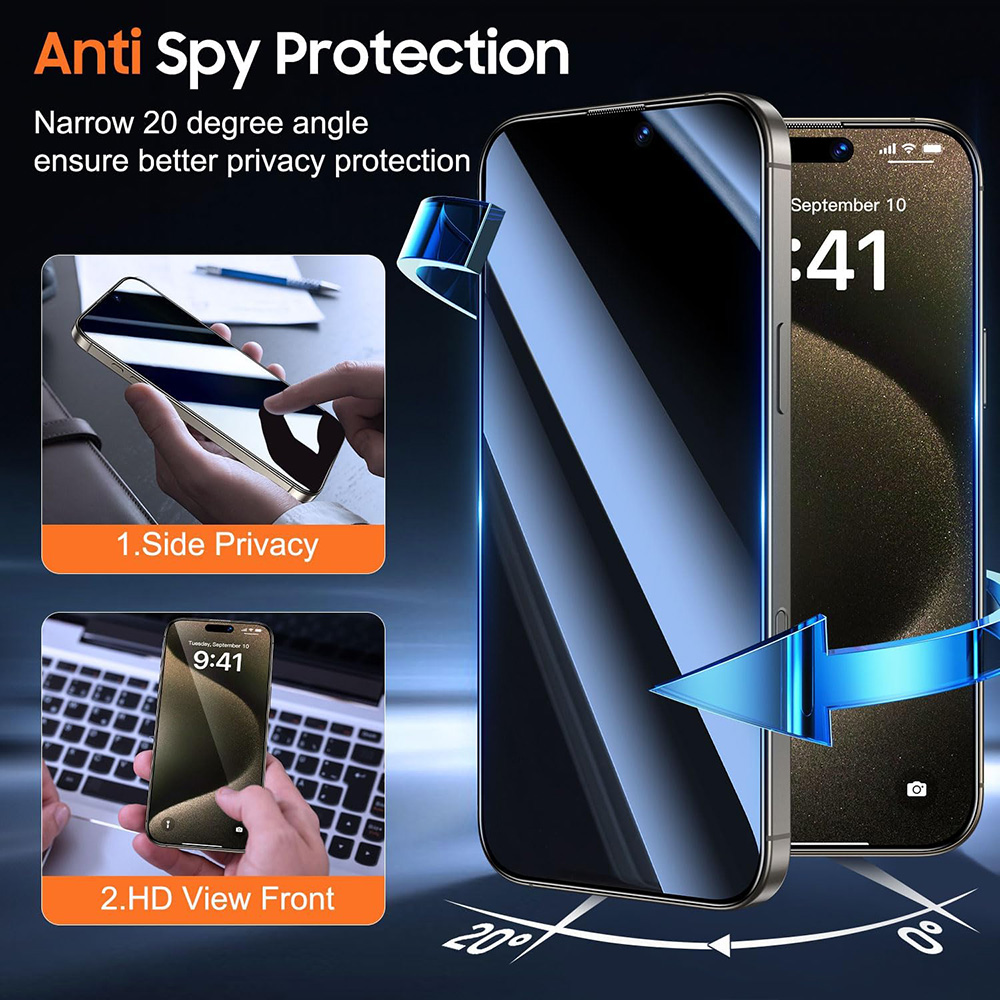 아이폰 17 16 15 14 13 12 11 Pro M - Anti Spy Privacy Glass Case 리뷰 및 가격